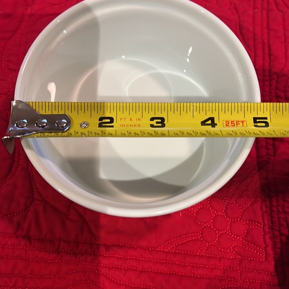 Porcelana Schmidt 5” Ramekins Made in Brazil Porcelain Set of 4 excellent - Picture 6 of 8